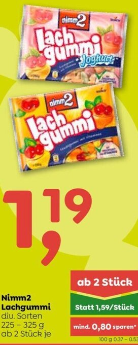 ADEG Nimm2 Lachgummi 225-325 g Angebot