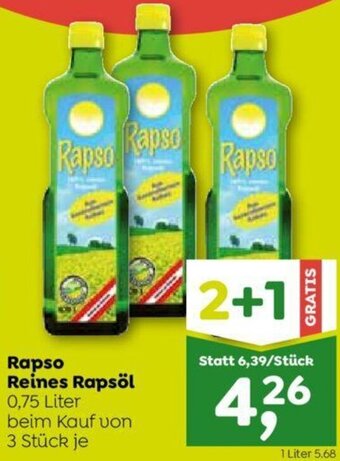 ADEG Rapso Reines Rapsöl 0,75 Liter Angebot