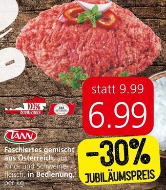 Spar Tann Faschiertes gemischt aus Österreich per kg Angebot