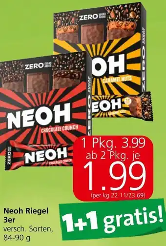 Spar Neoh Riegel 3er 84-90 g Angebot