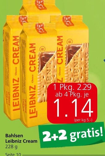 Spar Bahlsen Leibniz Cream 228 g Angebot