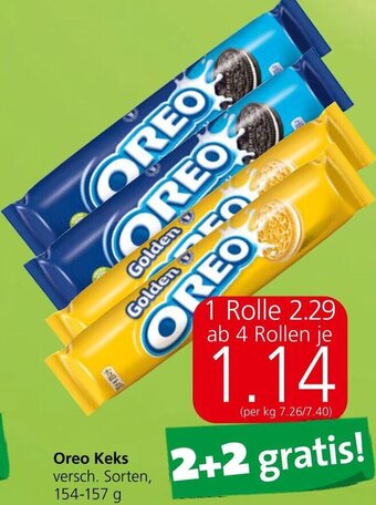 Spar Oreo Keks 154-157 g Angebot