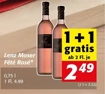 Strasser Markt Lenz Moser Feté Rosé 0,75L Angebot