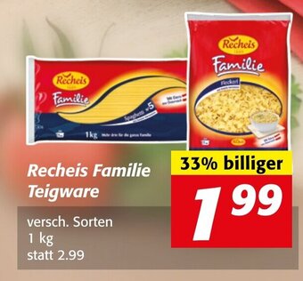 Strasser Markt Recheis Familie Teigware 1kg Angebot