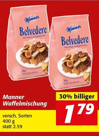 Strasser Markt Manner Waffelmischung 400g Angebot