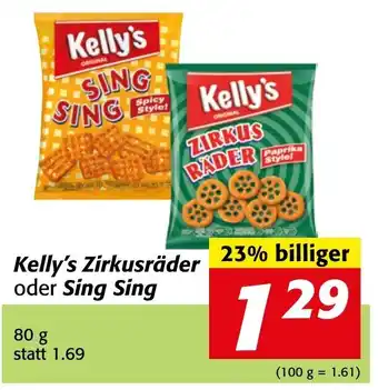 Strasser Markt Kelly's Zirkusråder oder Sing Sing 80g Angebot