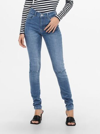 Only Jdynewnikki high waist knee-cut skinny fit jeans Angebot