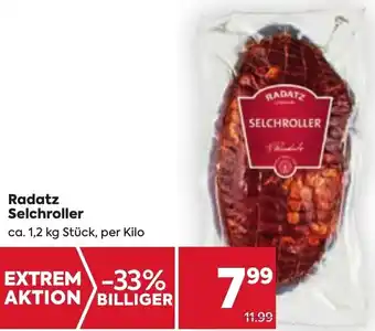 Billa Radatz Selchroller 1,2 kg Angebot
