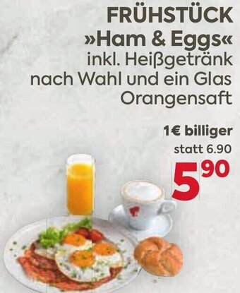 Billa Frühstück Ham & Eggs Angebot