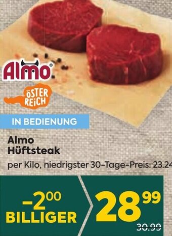 Billa Almo Hüftsteak Angebot
