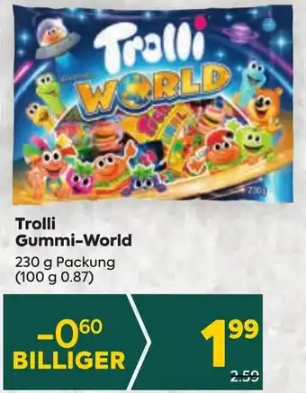 Billa Trolli Gummi-World 230 g Angebot
