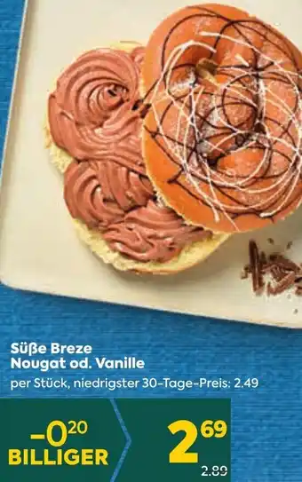 Billa Süße Breze Nougat od, Vanille Angebot