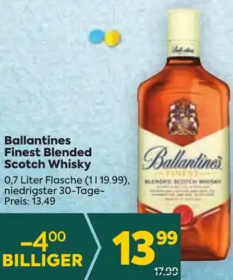 Ballantines Finest Blended Scotch Whisky 0,7 Liter