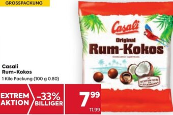 Billa Casali Rum-Kokos 1 Kilo Angebot