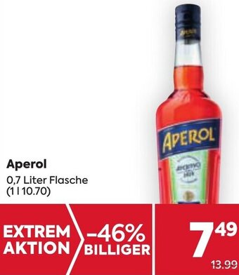 Billa Aperol 0,7 Liter Angebot