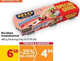 Billa Rio Mare Insalatissime 480 g Angebot
