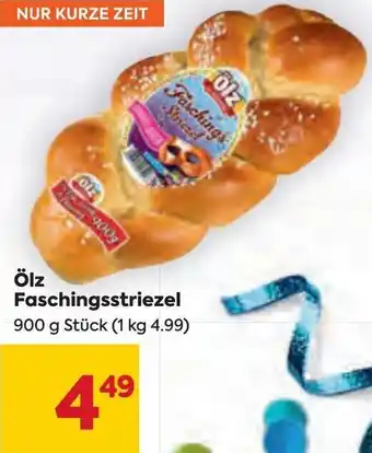 Billa Ölz Faschingsstriezel 900 g Angebot