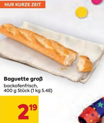 Billa Baguette groß 400 g Angebot
