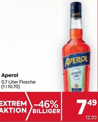 Billa Aperol 0,7 Liter Angebot