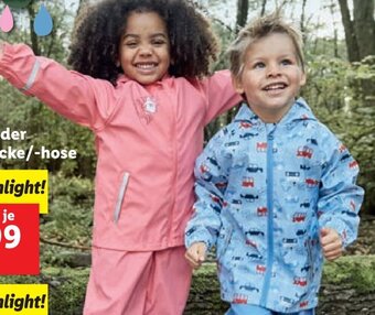 Lidl Lupilu Kleinkinder Regenjacke/-hose Angebot
