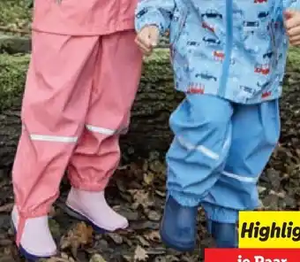 Lidl Lupilu Kleinkinder Regenjacke/-hose Angebot