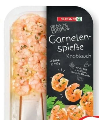 SPAR Gourmet Bbq garnelenspieße Angebot