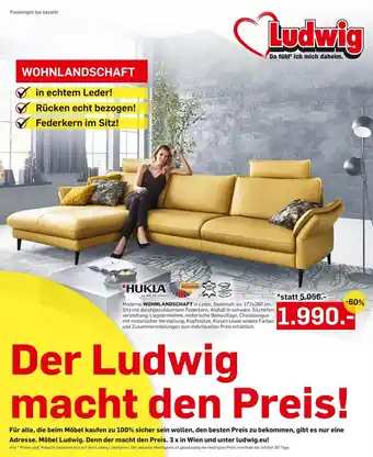 Hukla Wohnlandschaft 172x280 cm
