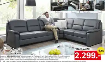 Möbel Ludwig Wohnlandschaft 303x245 cm Angebot
