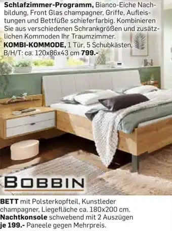 Möbel Ludwig Bobbin Bett 180x200 cm Angebot