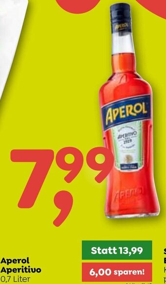 ADEG Aperol Aperitivo 0,7 Liter Angebot