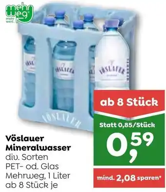 ADEG Vöslauer Mineralwasser 8 Stk. Angebot
