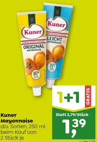 ADEG Kuner Mayonnaise 250 ml Angebot
