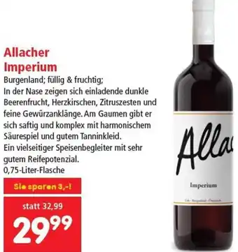 Interspar Allacher Imperium 0,75 Liter Angebot
