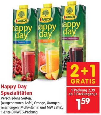 Interspar Happy Day Spezialitäten 1 Liter Angebot