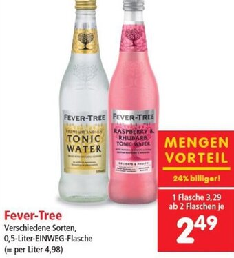 Interspar Fever-Tree 0,5 Liter Angebot