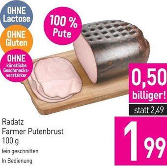 Sutterlüty Radatz Farmer Putenbrust 100 g Angebot