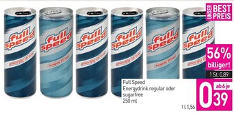 Sutterlüty Full Speed Energydrink Regular oder Sugarfree 250 ml Angebot