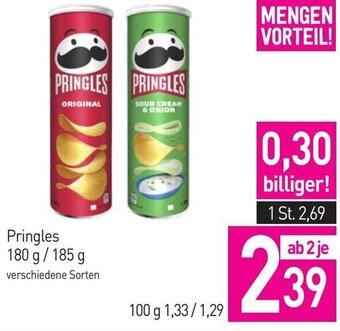 Sutterlüty Pringles 180 g/ 185 g Angebot