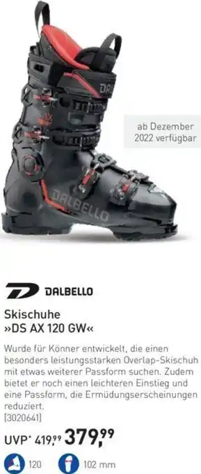 Intersport Dalbello Skischuhe DS AX 120 GW Angebot