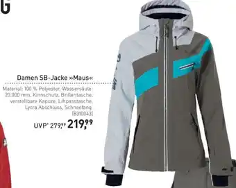 Intersport Damen SB-Jacke Maus Angebot