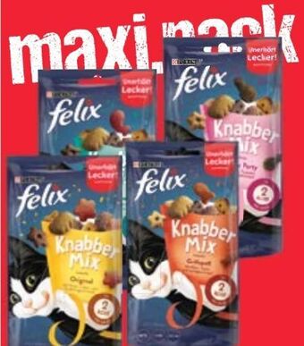 Maximarkt Felix knabber mix katzensnacks Angebot