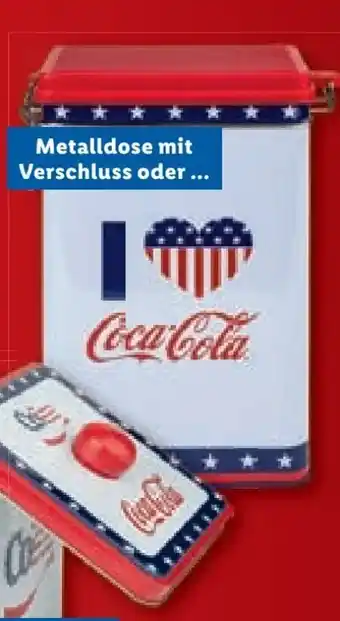 Lidl Metalldose coca cola Angebot