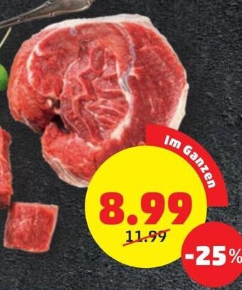 PENNY Rindsgulaschfleisch pro kilo Angebot