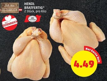 PENNY Hendl Bratfertig pro kilo Angebot