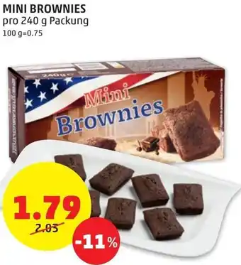PENNY Mini Brownies 240 g Angebot