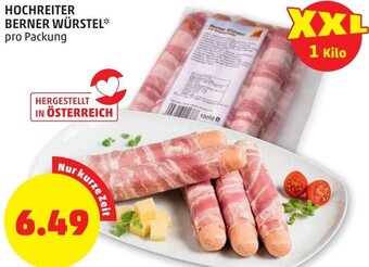 PENNY Hochreiter Berner Würstel 1 kilo Angebot