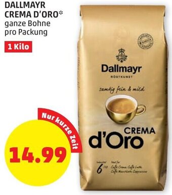 PENNY Dallmayr Crema D'Oro 1 kilo Angebot