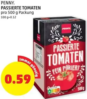 PENNY Penny Passierte Tomaten 500g Angebot