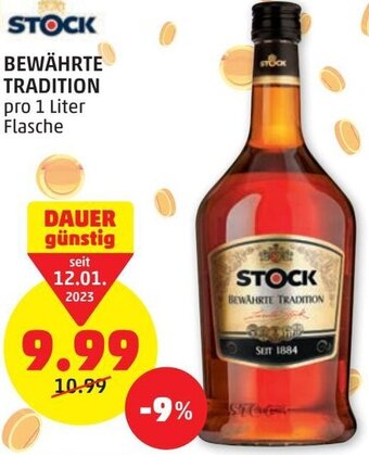 PENNY Stock Bewährte Tradition 1 Liter Angebot