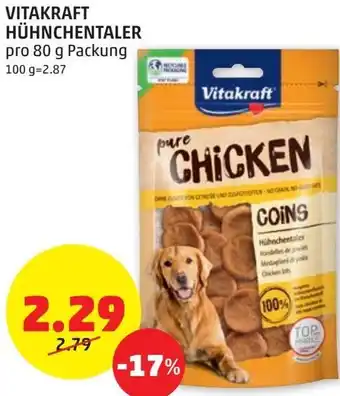 PENNY Vitakraft Hühnchentaler 80g Angebot
